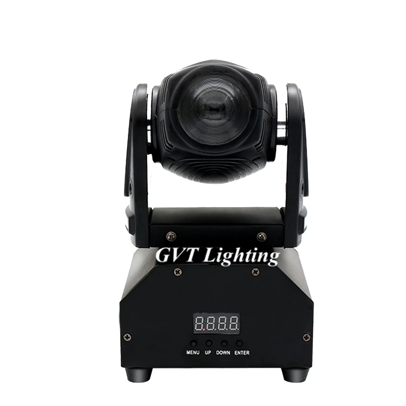 DMX512 вращающийся RGBW сценический эффект лампы 10 Вт Светодиодный луч движущаяся головка светильник звуковая активация мастер-раб авто луч сценический светильник ing