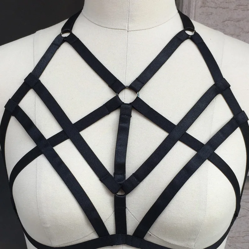 Костюмы на Хэллоуин клетка бюстгальтер упряжка корсет-бондаж для девушек