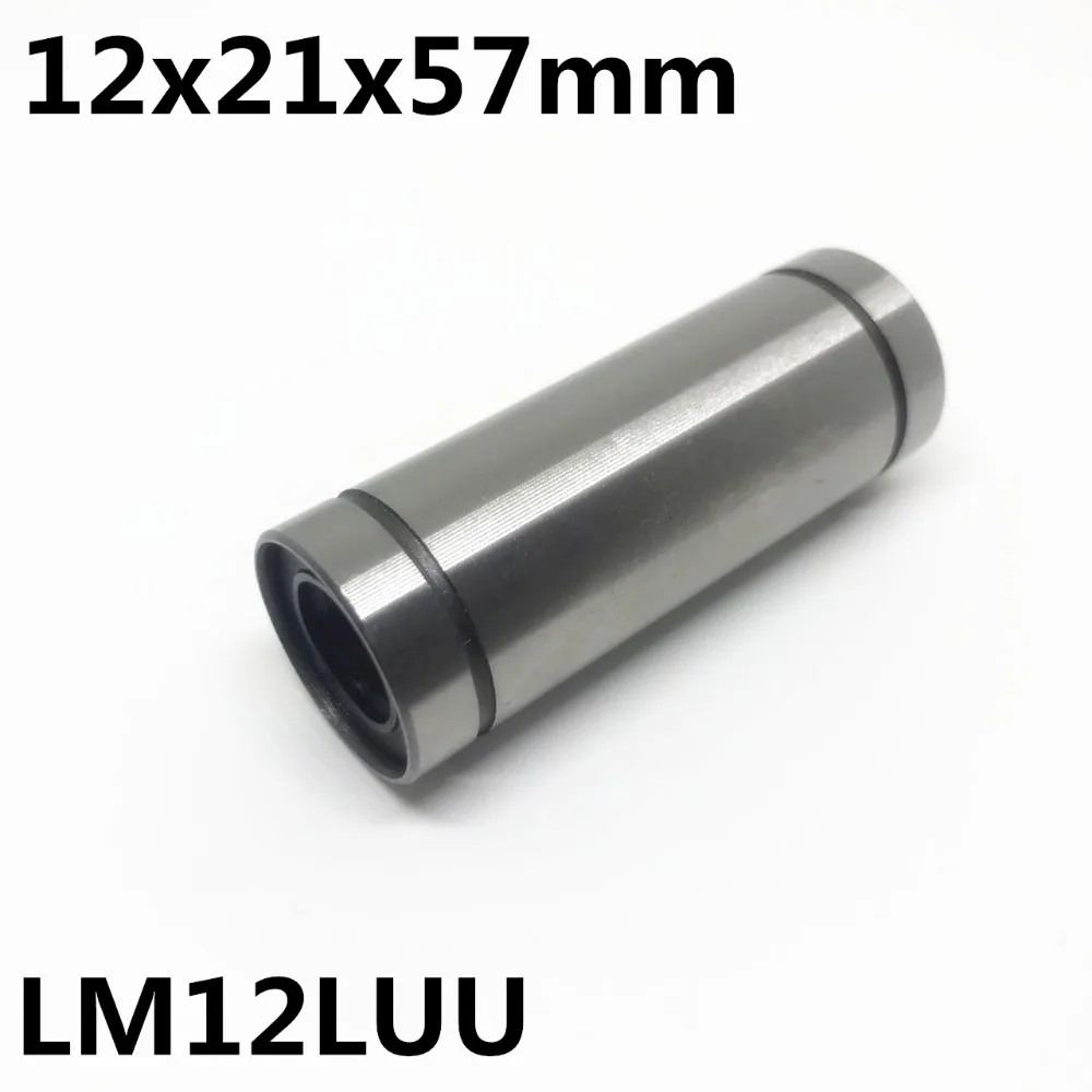 Линейные шарикоподшипники LM12LUU длинного типа 12x21x57 мм 12 линейные направляющие