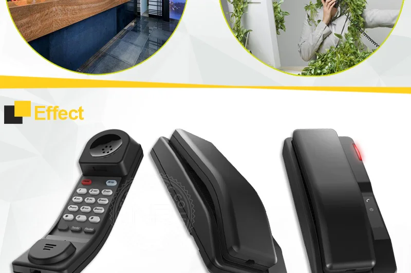 VoIP телефон для ванной комнаты SIP телефоны для отеля ванная комната настенный ip-телефон Поддержка PoE