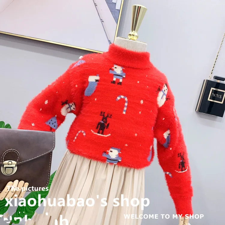 Новогодняя одежда рождественский костюм новинка 2018 года зимний праздничный