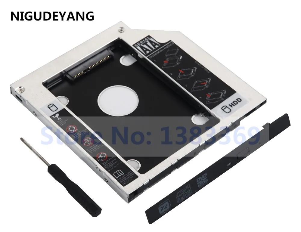 NIGUDEYANG SATA 2-й жесткий диск SSD адаптер Caddy для Asus K550JD F552CL-SX063H N550JA N750JK | Компьютеры и