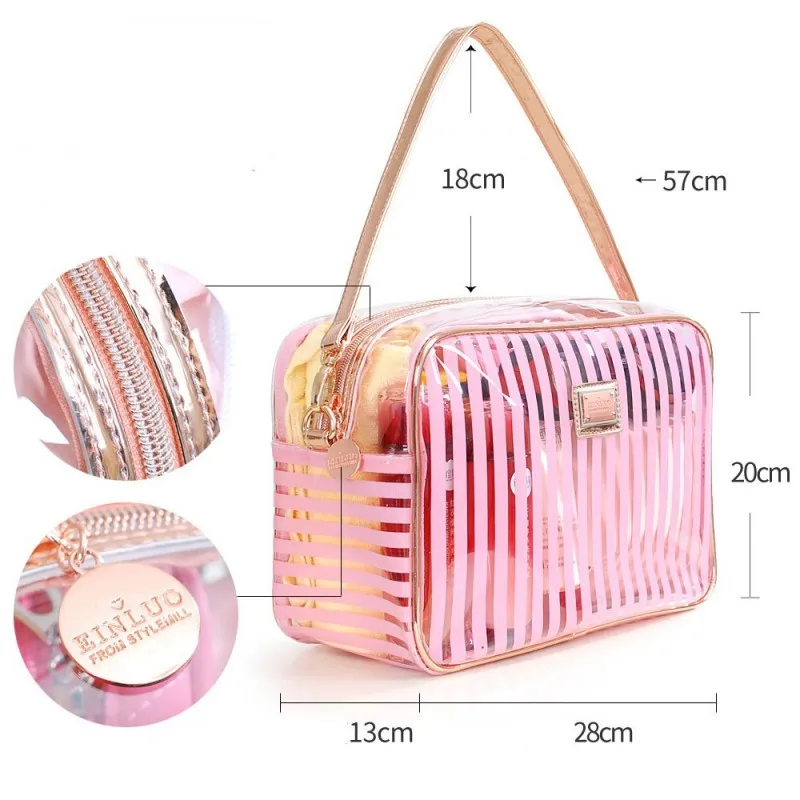 Женская Портативная сумка для путешествий модная водонепроницаемая из ПВХ