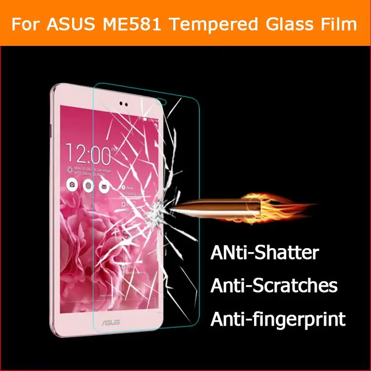 Взрывозащищенное Закаленное стекло 0 3 мм 9H для Asus MeMO Pad 8 ME581CL 0&quot | Компьютеры и