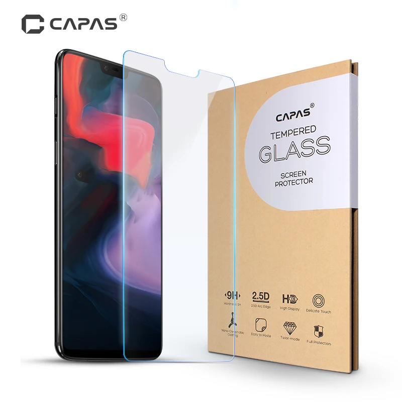 Закаленное стекло OnePlus 6 One Plus A6000 защитная пленка для экрана прозрачная