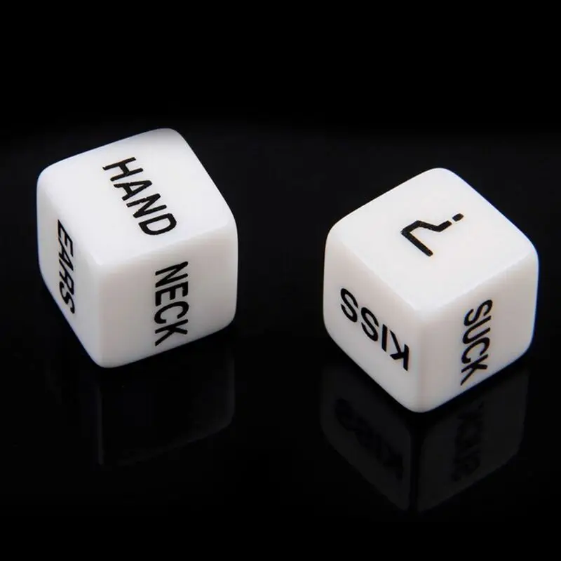 

1 Pair=2 PCS High Quality Funny Dice Sexy Romance Love Humour Gambling Adult Games Erotic Craps Pipe For Couples
