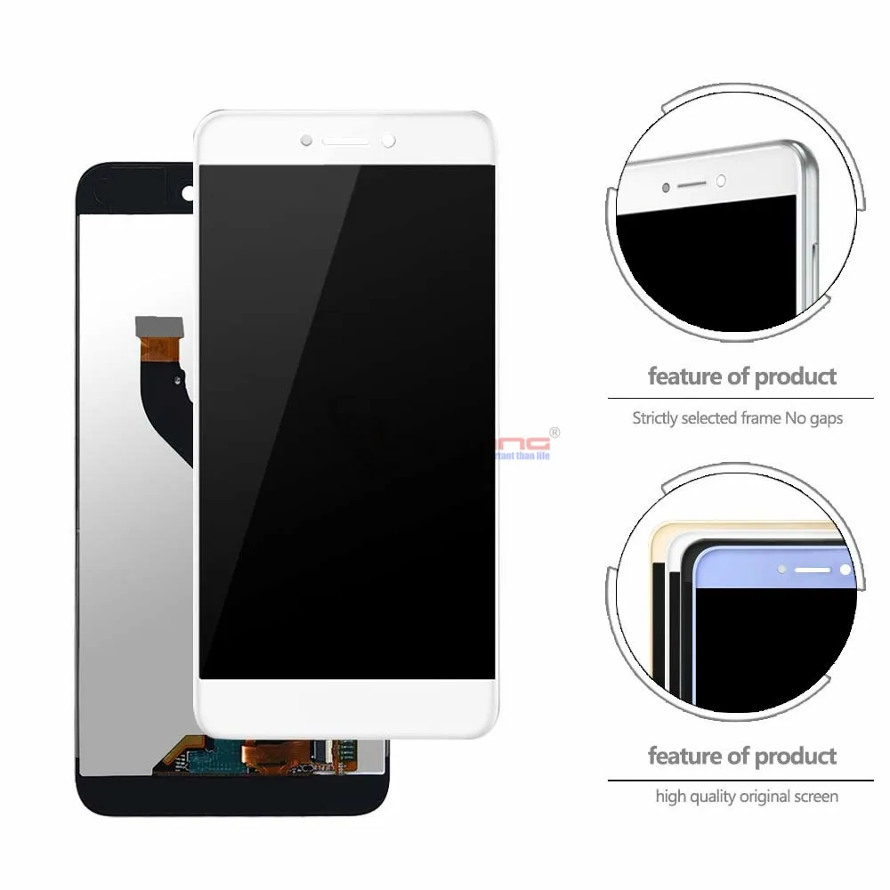 Дигитайзер сенсорного ЖК экрана в сборе с рамкой для HUAWEI Honor 8 Lite LCD PRA TL10 LX1 LX3
