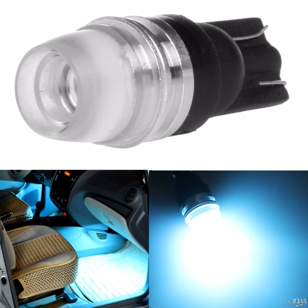Автостайлинг T10 5630 192 168 194 2LED клиновидные вогнутые линзы для салона Ледяные