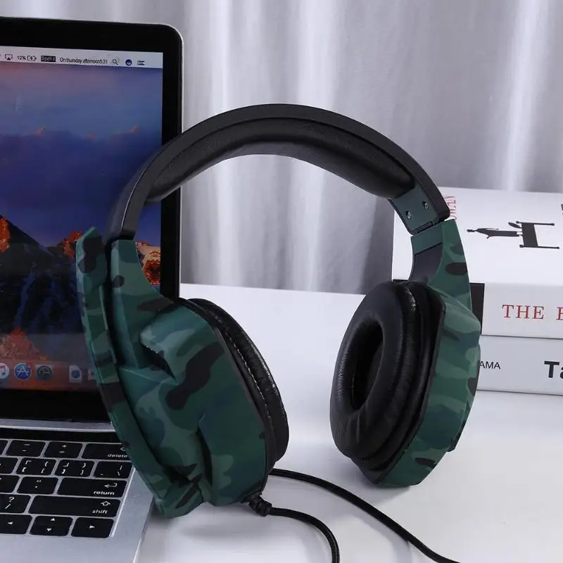 Игровые наушники для компьютера и ноутбука для PS4/xbox ONE Casque Bass игровая гарнитура с микрофоном 3D стерео бас ПК игровые наушники