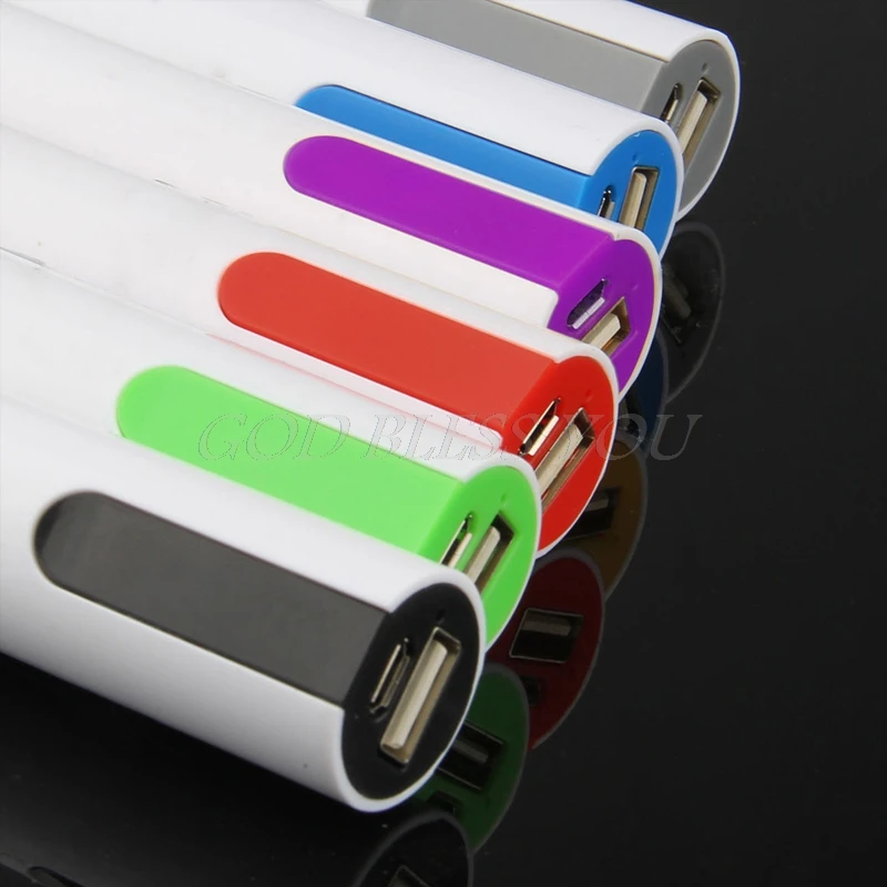 Портативный внешний аккумулятор 5 в с USB портом чехол Комплект 18650 зарядное