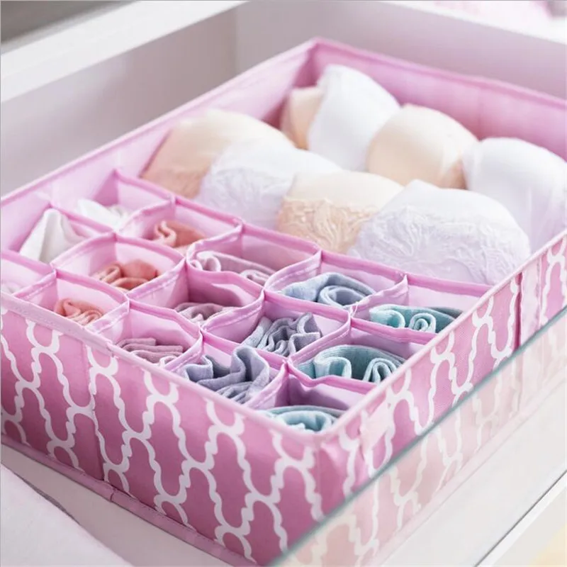 16 ячеек съемное женское нижнее белье органайзер для хранения бюстгальтеров ящик