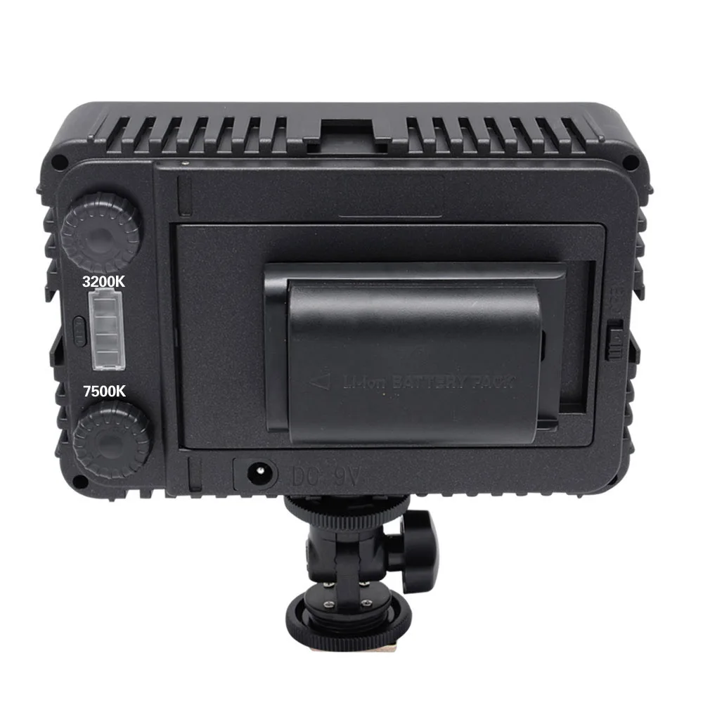 Mcoplus 130 светодиодное освещение для видеосъемки с NP-F550 батареей Canon Nikon Sony Pentax Panasonic