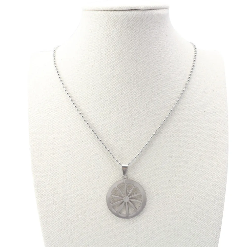 Серебряный Тон Круглый Ожерелье Бесплатная Доставка Цепь 60 СМ Долго | Украшения и