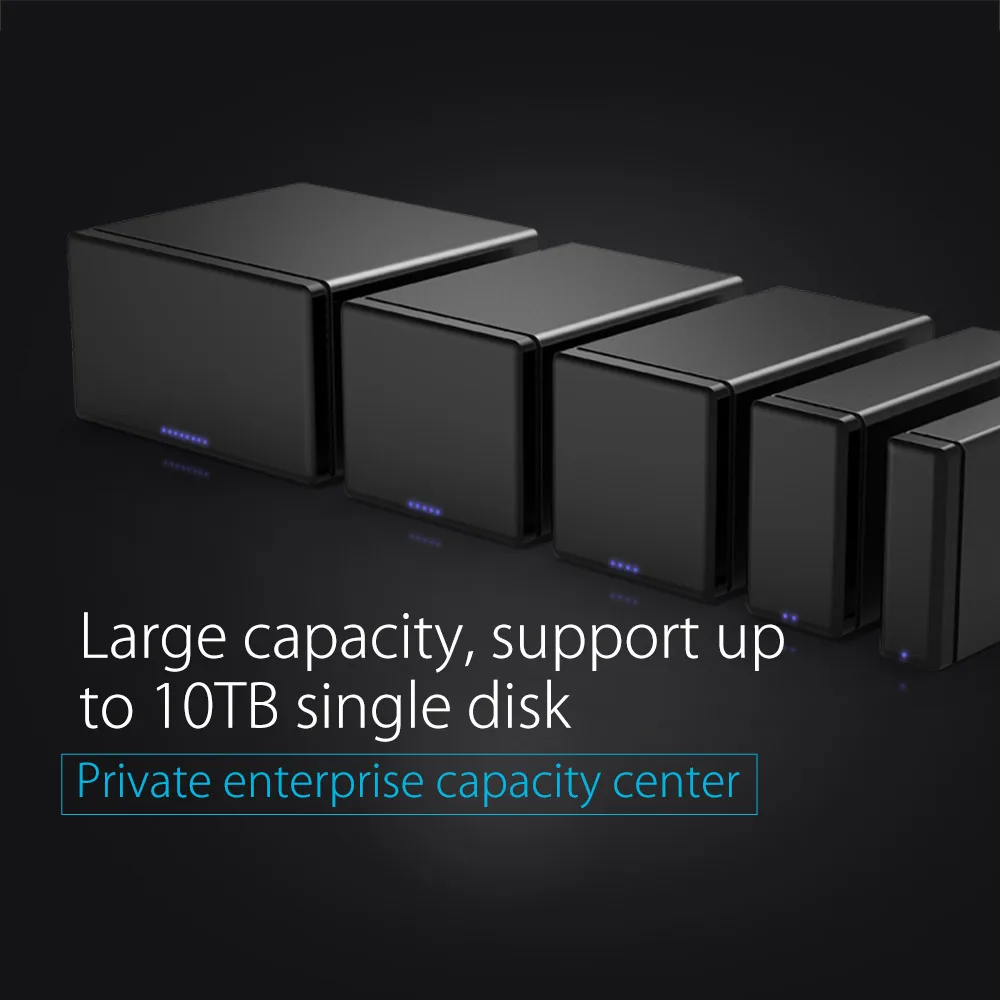 Док станция ORICO NS800C3 8 Bay Type C с поддержкой 80 ТБ для хранения USB3.1 5 Гбит/с UASP 12V
