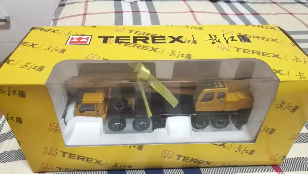 Редкие литые игрушки модель TEREX масштаб 1:50 оригинальный Changjiang мобильный кран