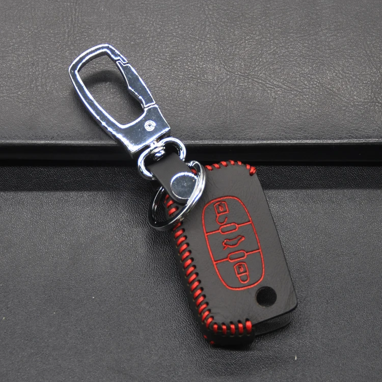 Car key cover car case Suitable for Dongfeng Peugeot folding three-key automobile remote controller | Автомобили и мотоциклы