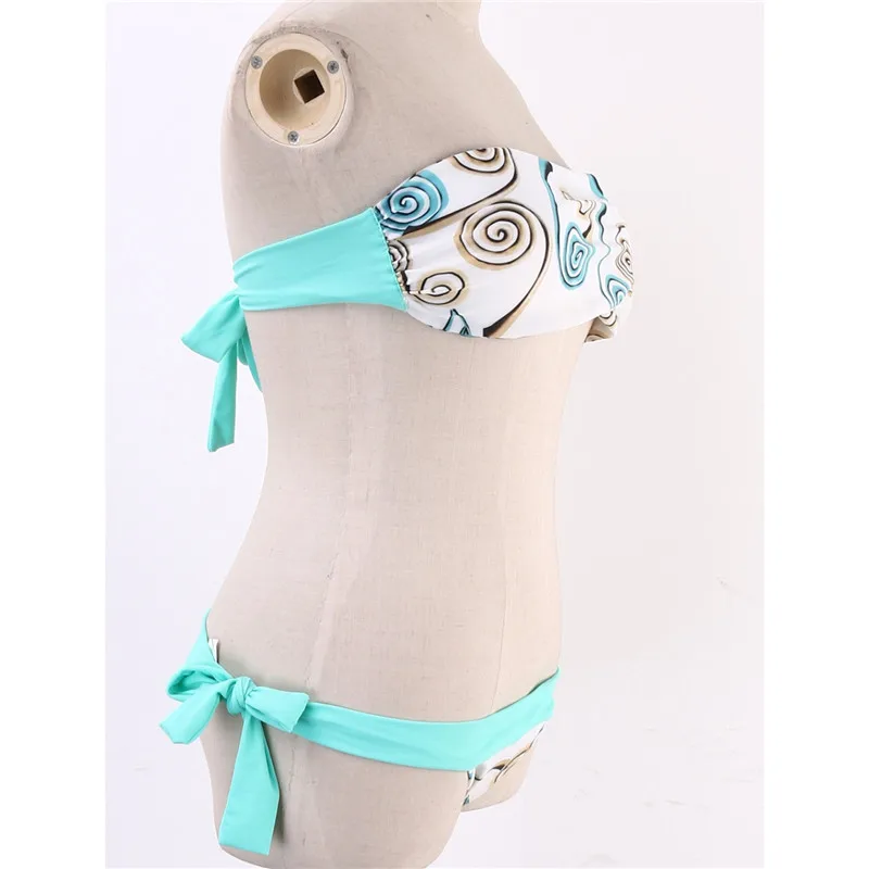 

Women Push-up Swimwear Padded Bra Bandage Bikini Set Swimsuit Triangle Bathing maillot de bain femme 2019 Sexy Newest Hot Sale