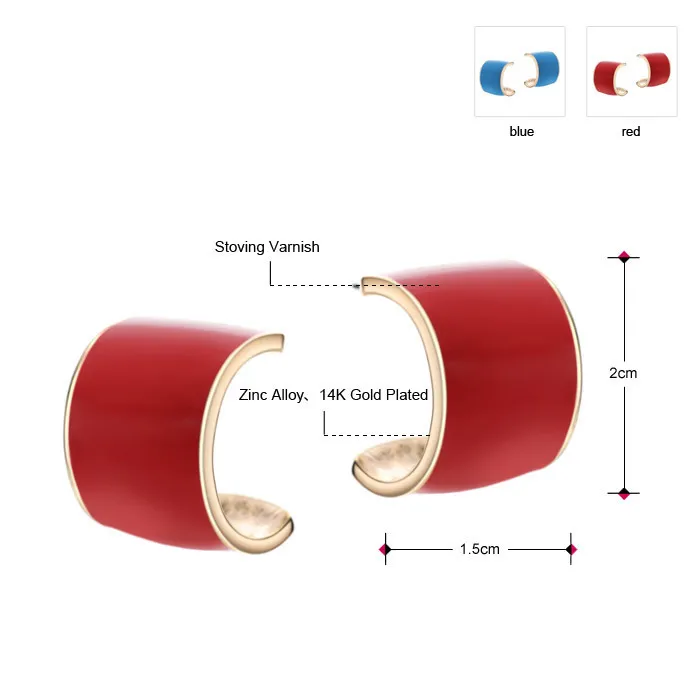 Neoglory светильник желтое золото лак эмаль висячие серьги для женщин вечерние