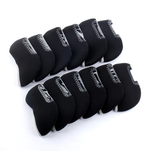 10 шт. клюшки для гольфа железный наконечник черный|cover floor|cover braprotector back |