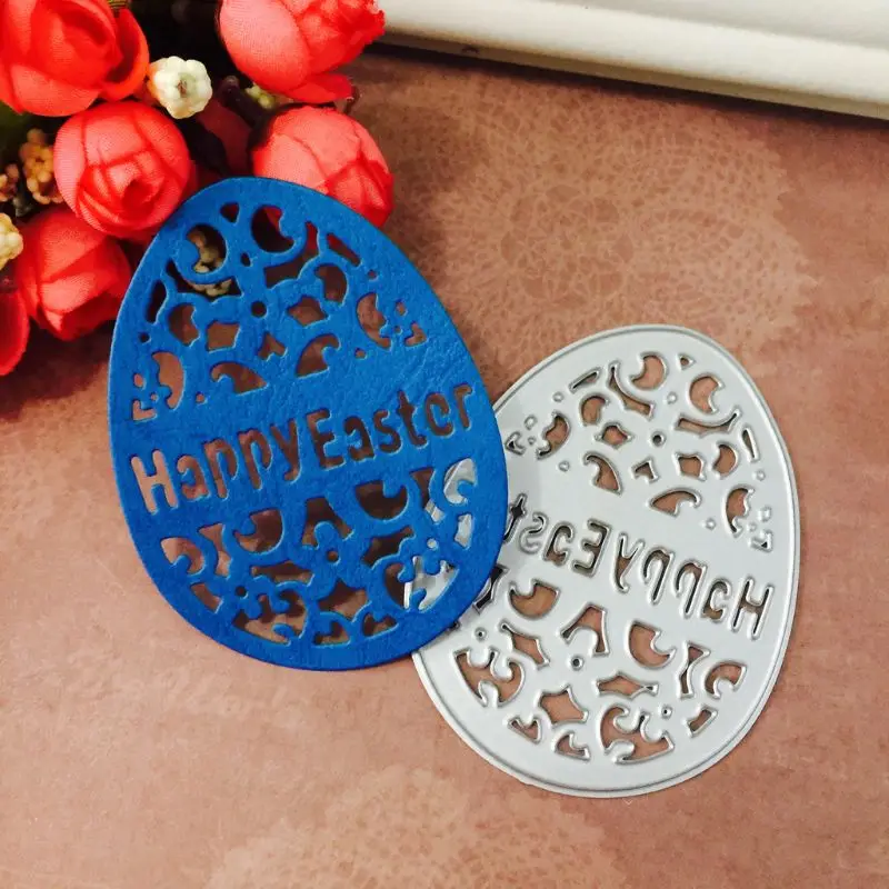 Пасхальное яйцо/яйцо кролика металлические режущие штампы трафарет для