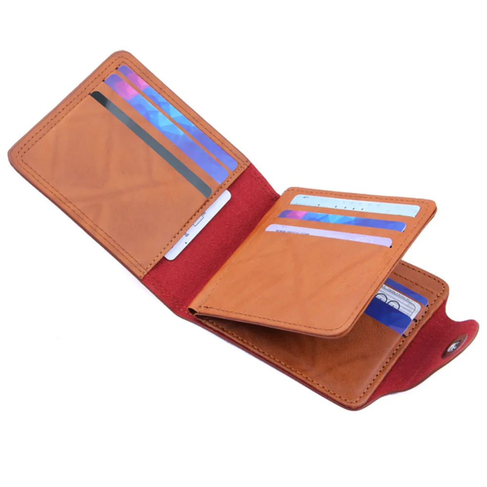 OCARDIAN Wallets Female Men Bifold Business Leather Wallet ID Credit Card Holder Purse Pockets Drop Shipping 171212 | Багаж и сумки