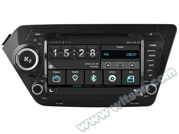 Автомобильный DVD-плеер WITSON GPS-навигатор для KIA K2/RIO новая технология экран в плену