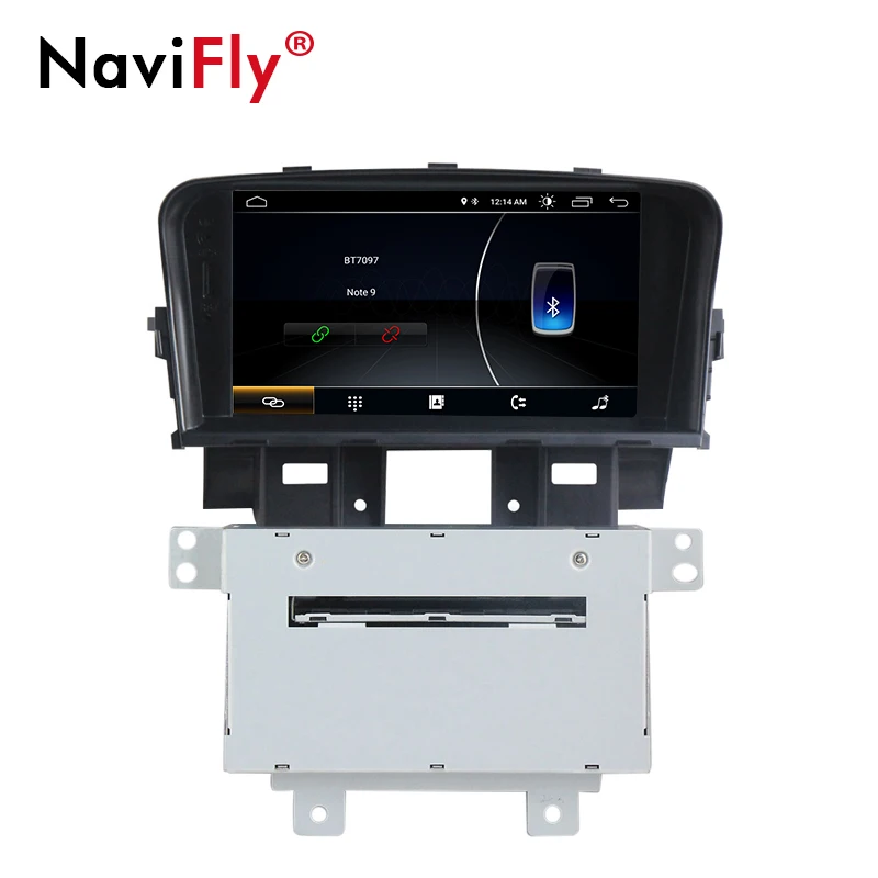 Автомобильный dvd радио плеер NaviFly Android 8 1 для Chevrolet Cruze 2008 2009 2010 2011 2012 автомобильный