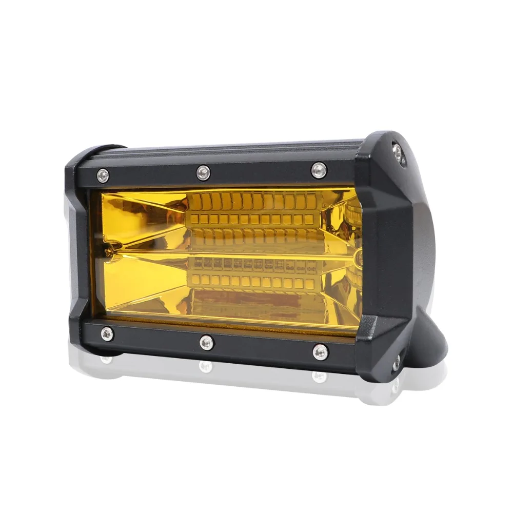 Aslent 5 &quot72W фары для 2 рядной светодиодный рабочий светильник 12v 24v Светодиодные