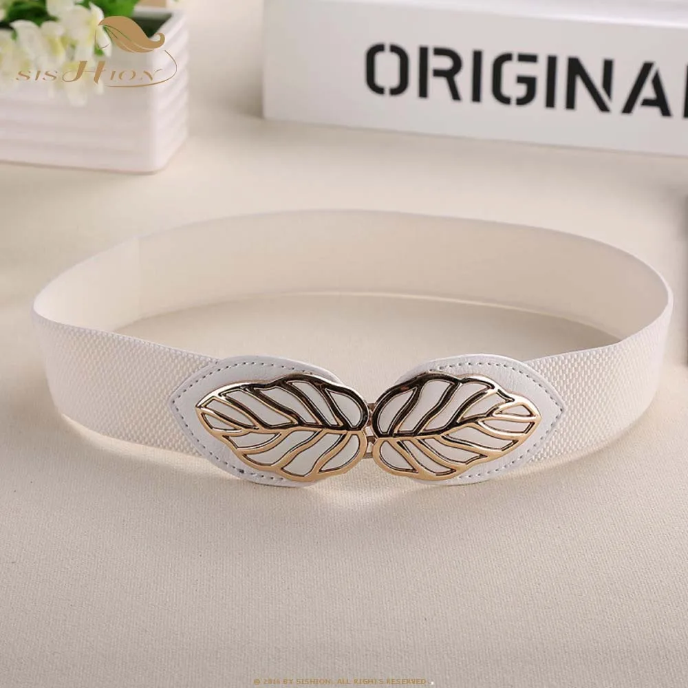 

SISHION 2021 Spring Summer Corset Waist Belt VB0058 Women Ladies Elastic White Black Blue Pink Red Ladies Belt Waistband