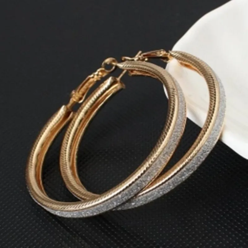 Серьги кольца в Корейском стиле большие серьги европейском и американском