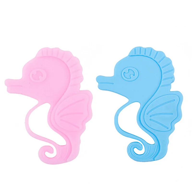 Seahorse Силиконовые Детские Прорезыватели для зубов пищевого качества Мягкие