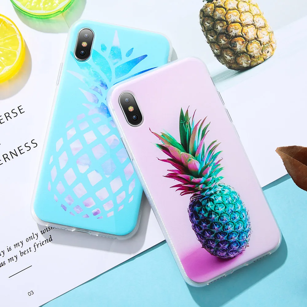 KISSCASE чехол для телефона на самсунг Galaxy J3 J5 J7 A7 A3 A5 2016 2017 случаев с рисунком ананаса