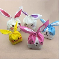 cute lovely new year baptism duck pink blue event party supplies rabbit christmas bread package bakery gift favors plastic bag