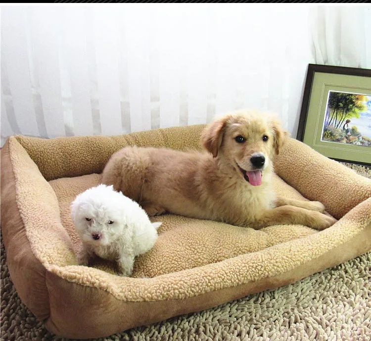 Большой очень большой собачий коврик для домашних животных роскошная кровать