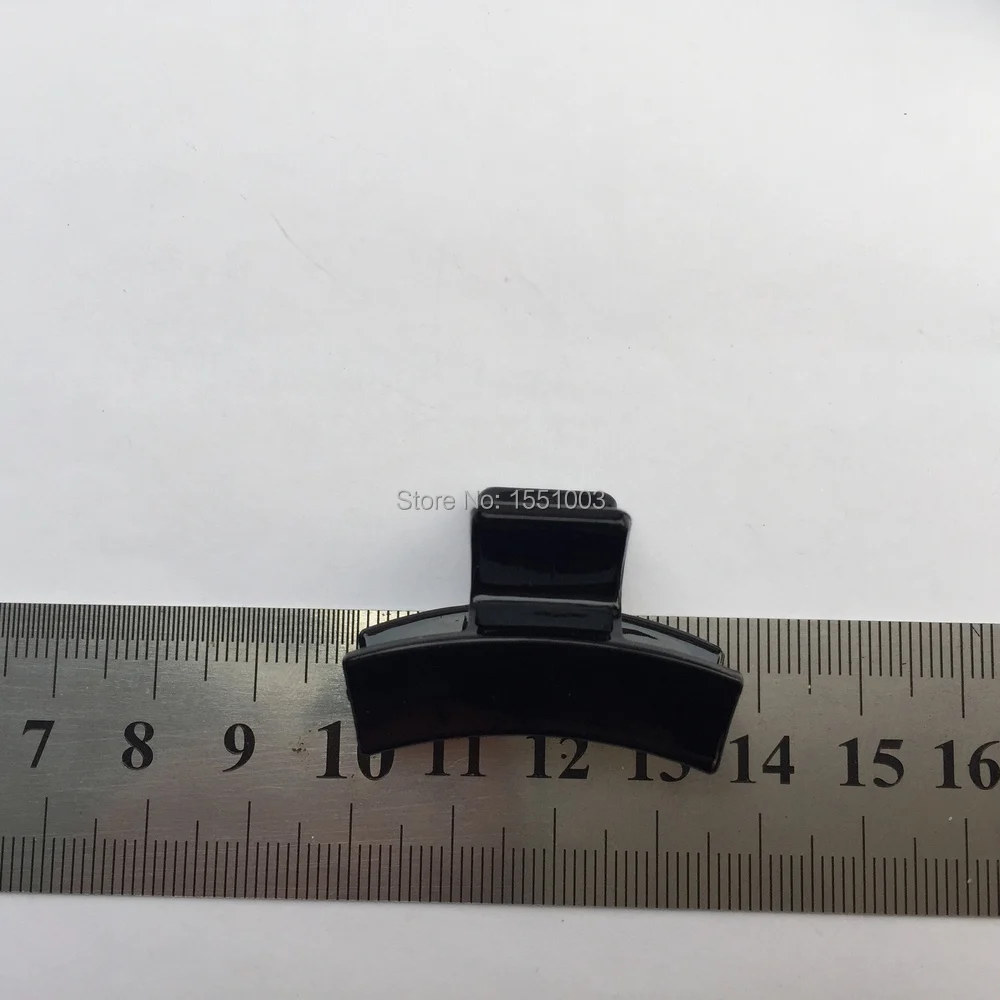 Высококачественные зажимы для волос 3 5 см янтарные черные разные цвета зажим