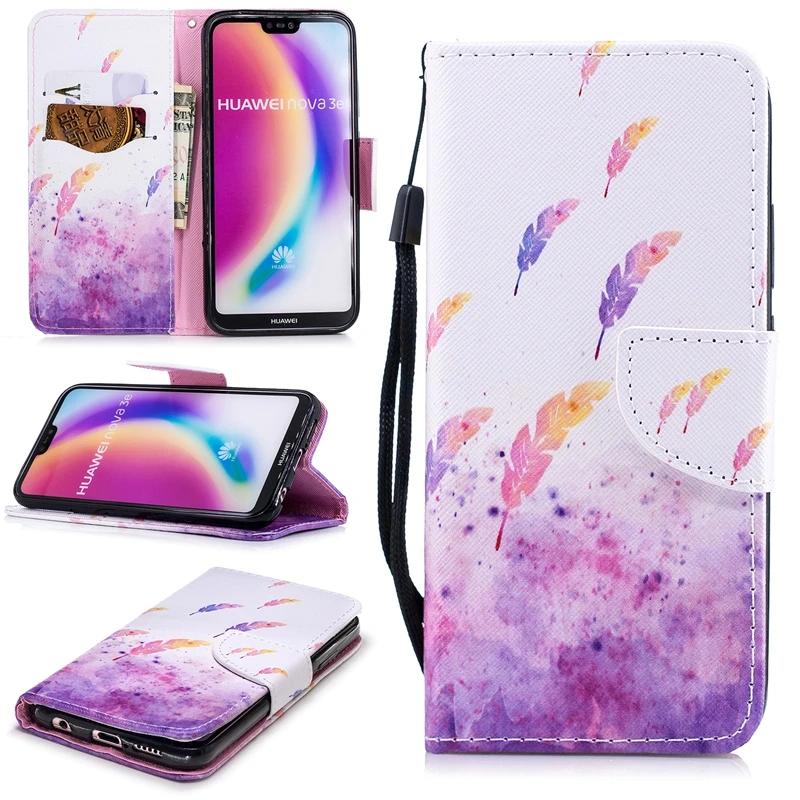 Кожаный чехол кошелек для Huawei P10 P20 Lite Pro Y3 Y5 2017 Honor 6A 7 7C 8 9 P Samrt корпуса телефона