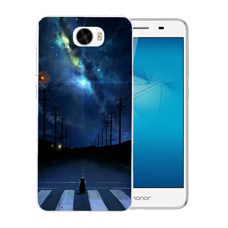 TPU Soft Phone Cases for Huawei Y5 II Y5ii Y52 Cover Volcanic Pattern 5.0&quot Case Silicon Honor 5A LYO-L21 CUN-U29 |