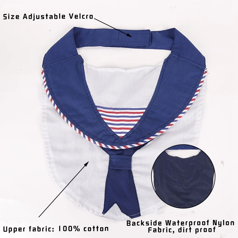 Темно синяя собачья треугольная повязка ошейник аксессуары для животных галстук