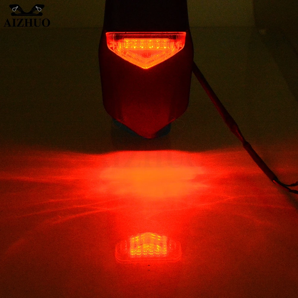 Заднее крыло мотоцикла задний фонарь сигнал поворота питбайк для KAWASAKI KX KLX 65 85 80 125