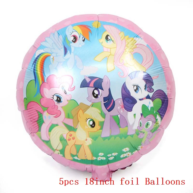 5pc 18inch balloon 8 Гигантский единорог воздушные шары гелиевый шар детский день рождения украшение Волшебный Единорог шагающий шар - Цвет: 5pc 18inch balloon 8
