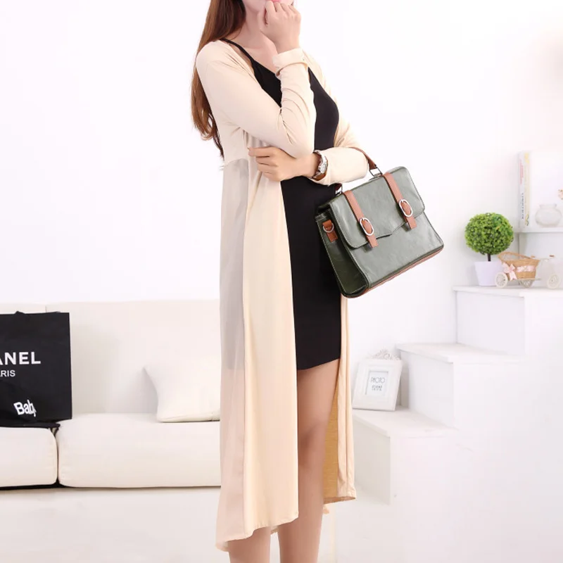 Женское шифоновое кимоно однотонный кардиган Солнцезащитный Пляжный топ лето 2017