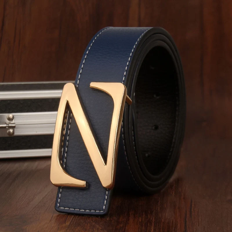 Модный кожаный ремень из флока для мужчин и женщин высококачественный мужской с