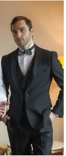 Свадебные Мужские костюмы для жениха 2 шт. на заказ облегающее платье знаменитые