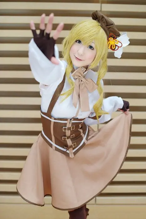 Аниме Puella Magi Madoka Magica Tomoe Mami карнавальный костюм на заказ для хеллоуина и Рождества