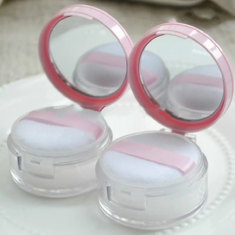 10 г розовый рассыпчатый горшок для пудры портативный Коробка румян