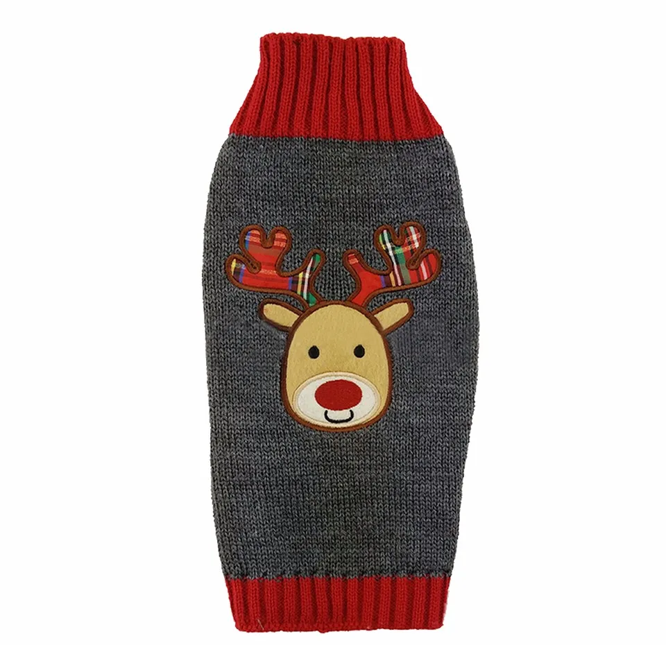 Свитер вязаный крючком для милых домашних животных собак кошек пуловер одежда