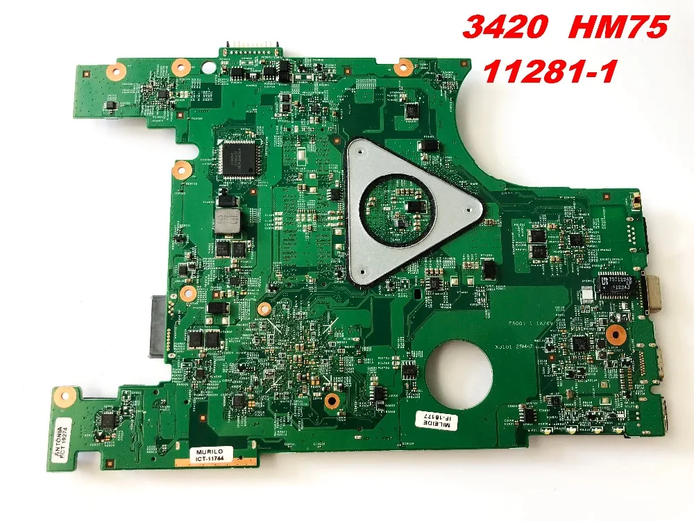 Оригинальная материнская плата для ноутбука DELL 3420 HM75 SLJ8F 11281 1 протестированы