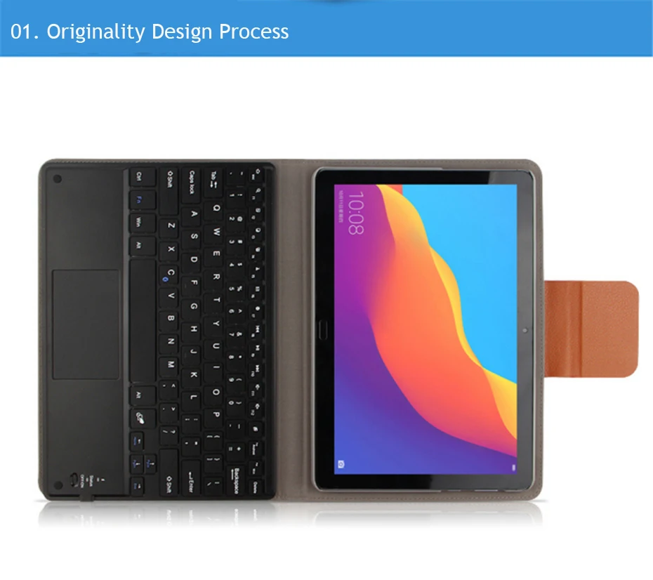 Для huawei MediaPad T5 10 AGS2-W09/L09/W19/L03 10,1 ''беспроводной Bluetooth клавиатура чехол для планшета с подставкой Многоязычный язык