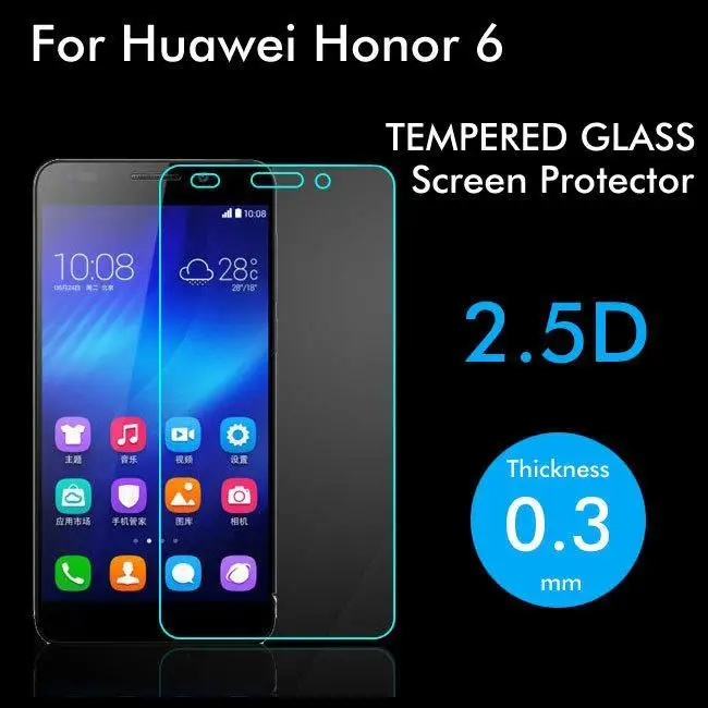 ShuiCaoRen для Huawei Honor 6 закаленное стекло 9H Высококачественная защитная пленка