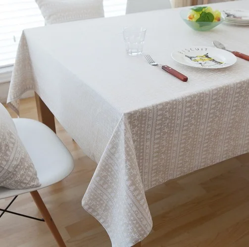 01 tablecloth Лен Скатерти белый олень Американский Стиль печатных Рождество скатерть покровно Таблица Чехлы для мангала manteles Para Меса toalha-де-меса - Цвет: 01 tablecloth